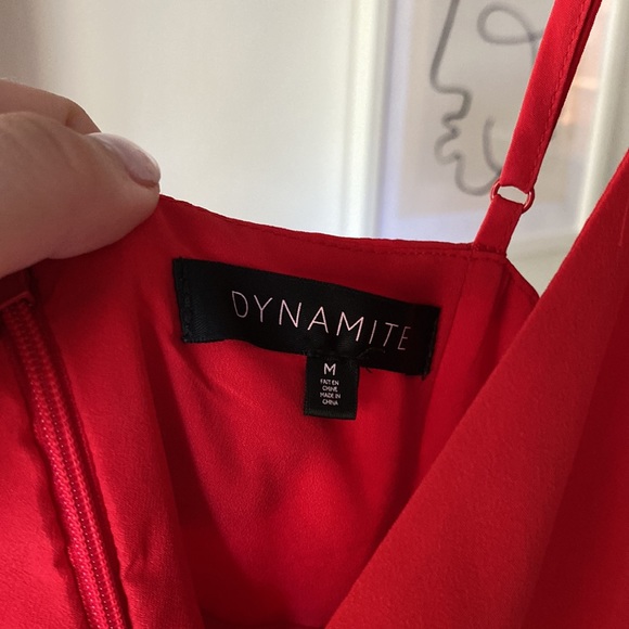 Dynamite red mini dress - M - Picture 2 of 2